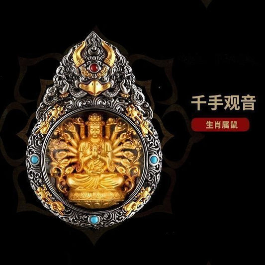 Thousand-Armed Avalokiteshvara (Kannon) – Compassionate Guardian for the Rat Zodiac