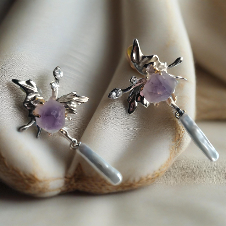 Amethyst Spiritual Earrings: Wear Calm, Boost Mindfulness—No Fuss, All Vibe